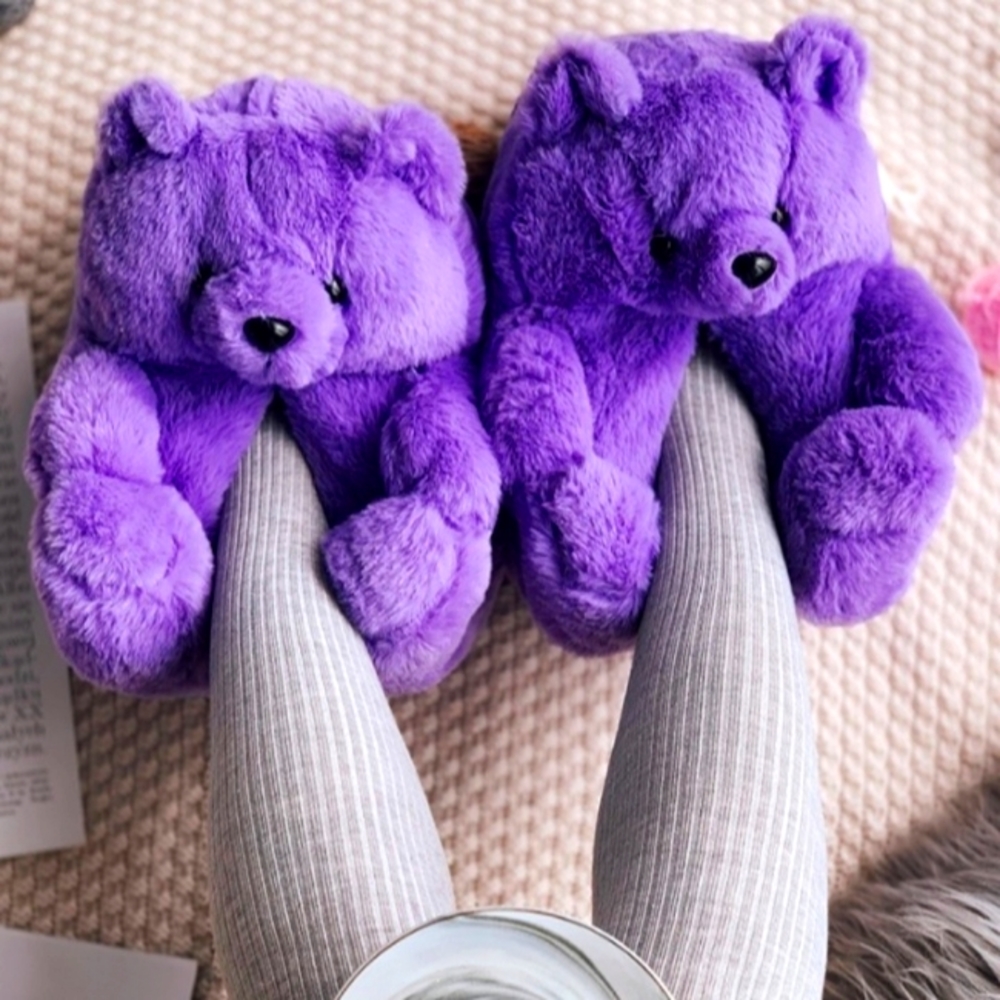 Teddy Bear House Slippers